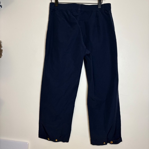 Lauren Ralph‎ Lauren Petite Navy Blue Flat Front Casual Pants Womens Size 8P - Picture 4 of 8